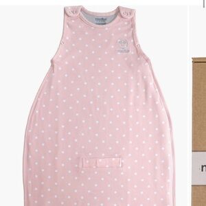Woolino Pink sleepsack merino wool baby-2yr